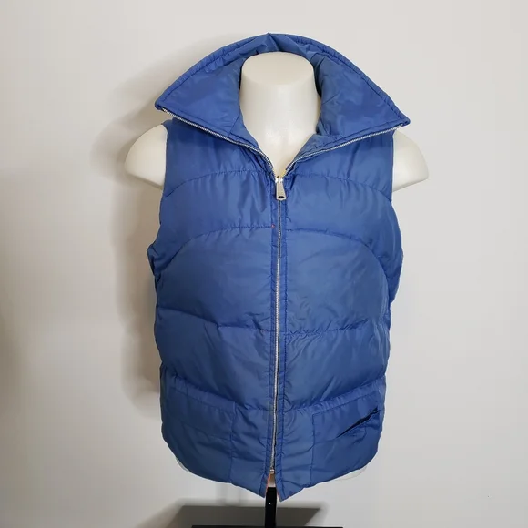 Vintage 80's Montgomery Ward Duck Down Reversible Multicolor Vest Size Medium - Picture 9 of 14